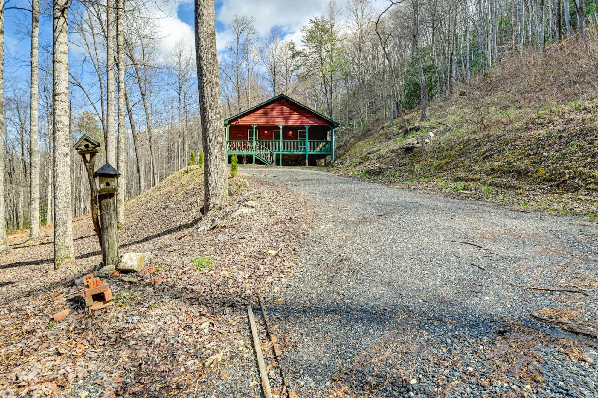 Smoky Mountain Cabin With Camping Area And Fire Pit! Whittier Eksteriør billede