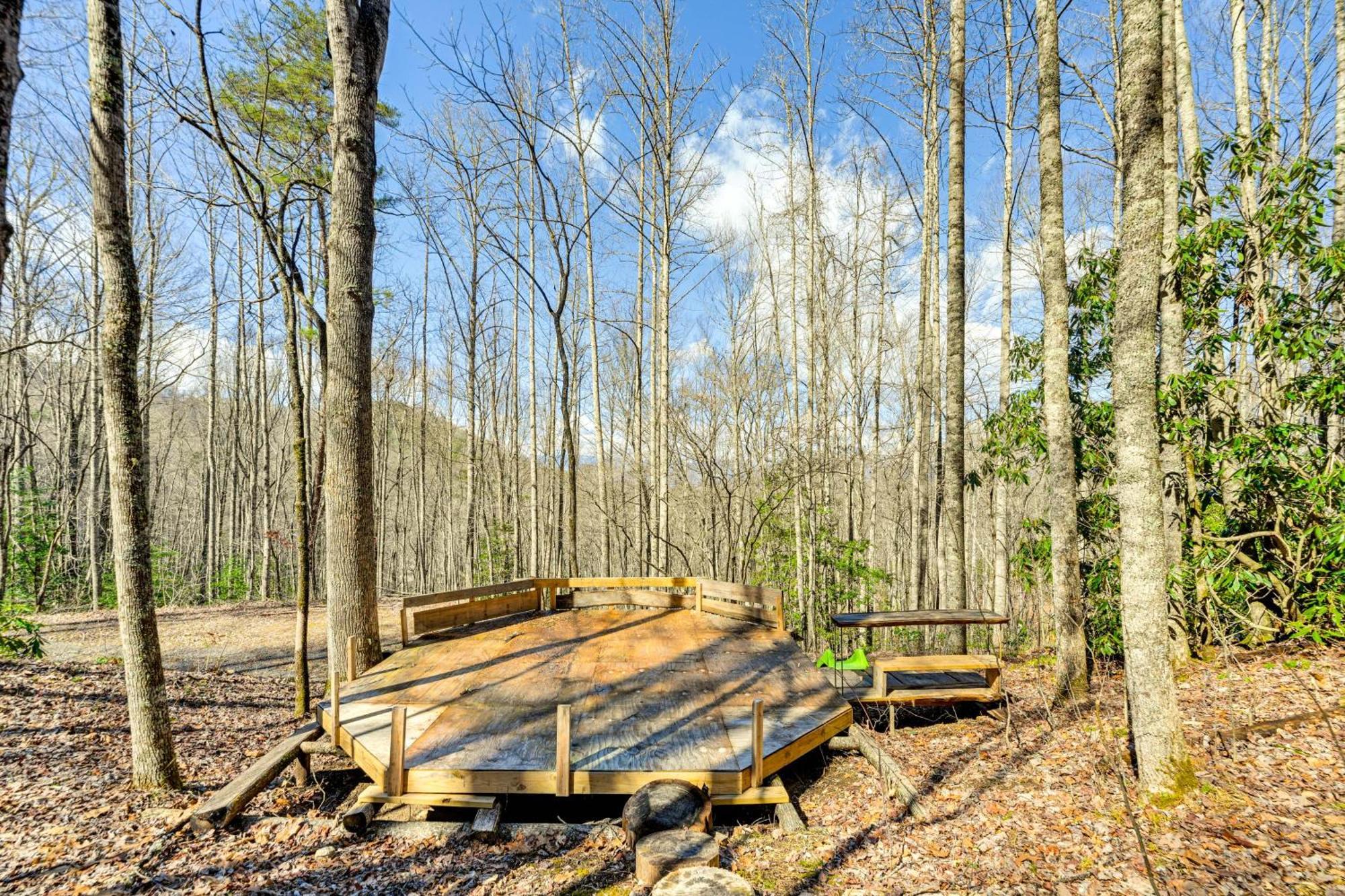 Smoky Mountain Cabin With Camping Area And Fire Pit! Whittier Eksteriør billede