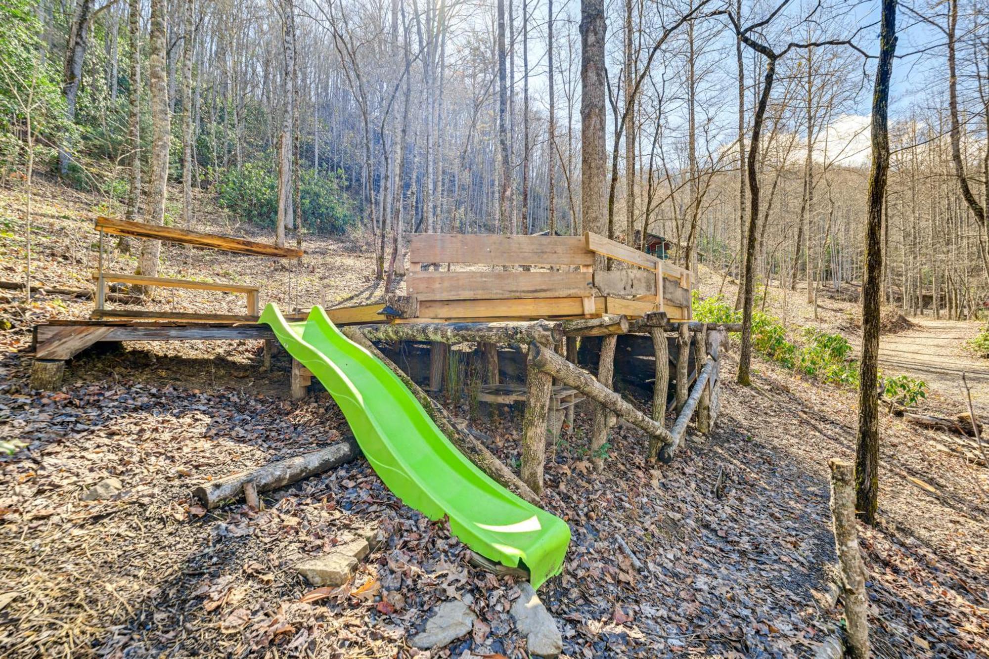 Smoky Mountain Cabin With Camping Area And Fire Pit! Whittier Eksteriør billede