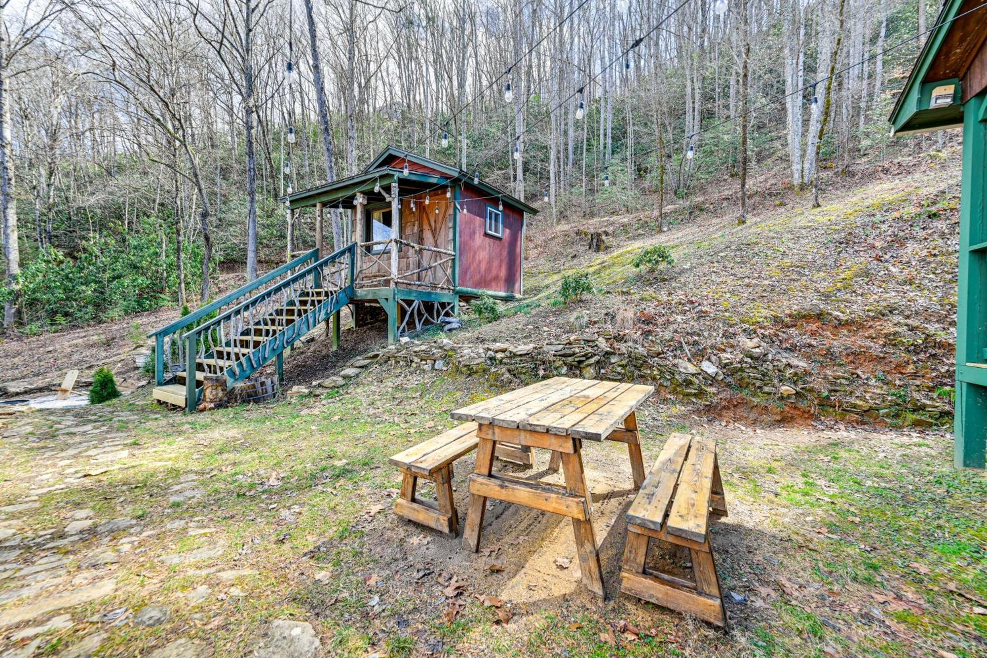 Smoky Mountain Cabin With Camping Area And Fire Pit! Whittier Eksteriør billede